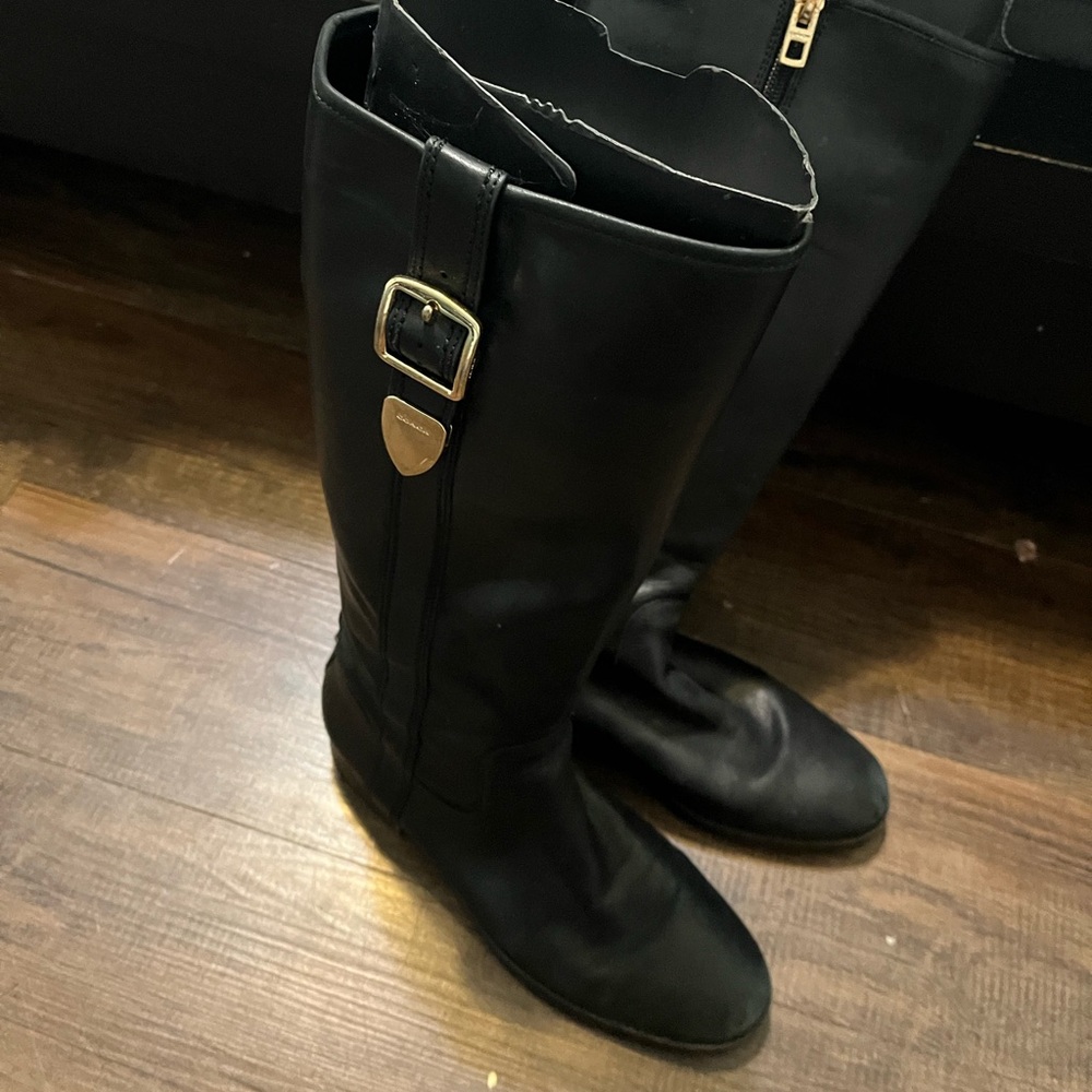Coach tall boots.